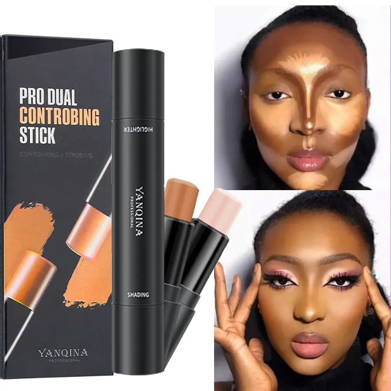 DUO CONTORNO E ILUMINADOR BRONZER EM BASTÃO  LONGA DURAÇÃO